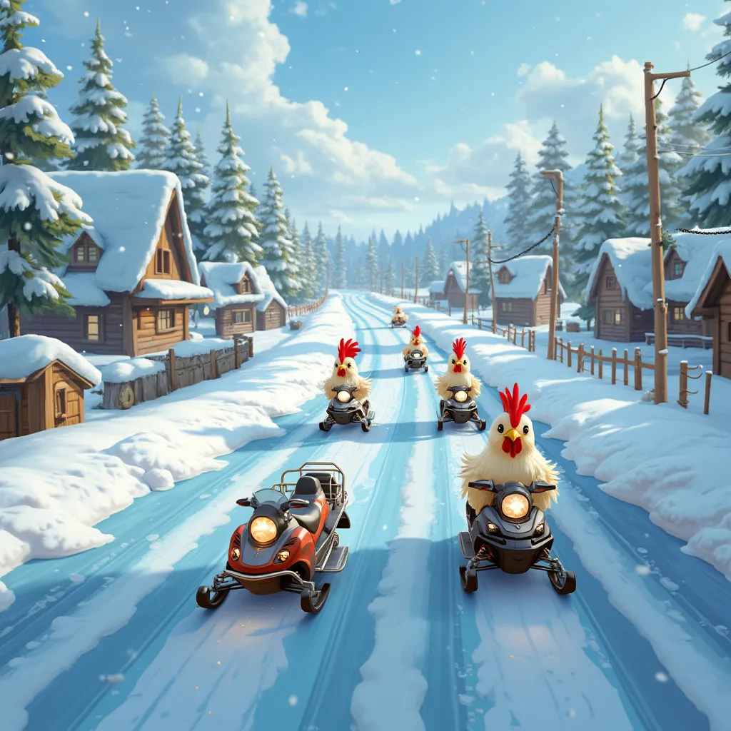 Winter level gameplay