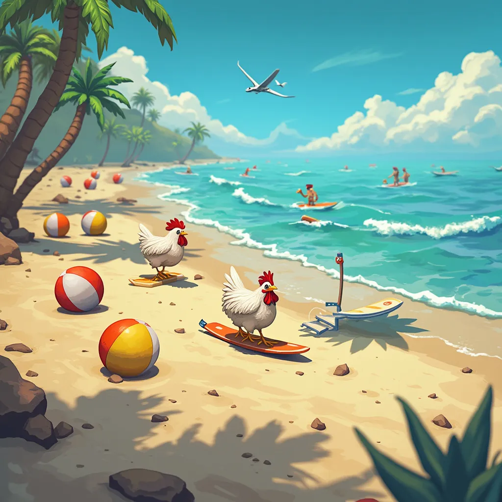 Beach level screenshot